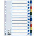 Plastový register Esselte A4 12-dielny farebný